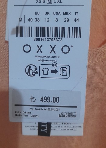 m Beden pastel bej V Yaka Kadın T-shirt