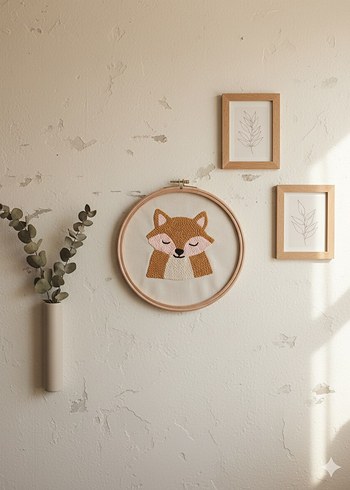 punch nakışlı el işleme pano - Görsel 2