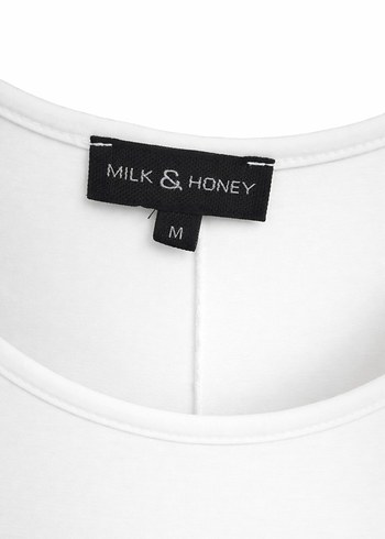 Milk&Honey Marka Kadın Beyaz Kolsuz Uzun  Elbise - Görsel 2
