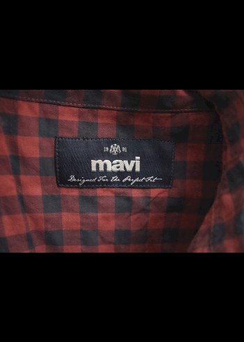 Bordo Kareli Erkek Gömlek, Düğmeli, Uzun Kollu - Görsel 4