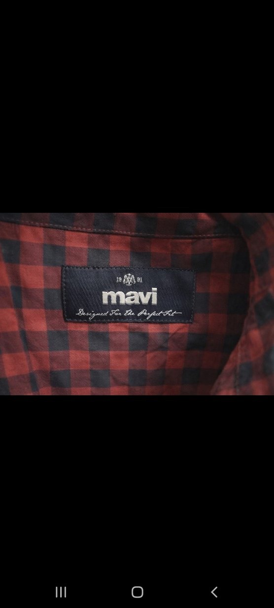 Bordo Kareli Erkek Gömlek, Düğmeli, Uzun Kollu - Görsel 4