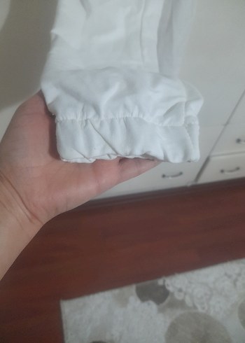 Beyaz kedi desenli Kadın Tulum - Görsel 4