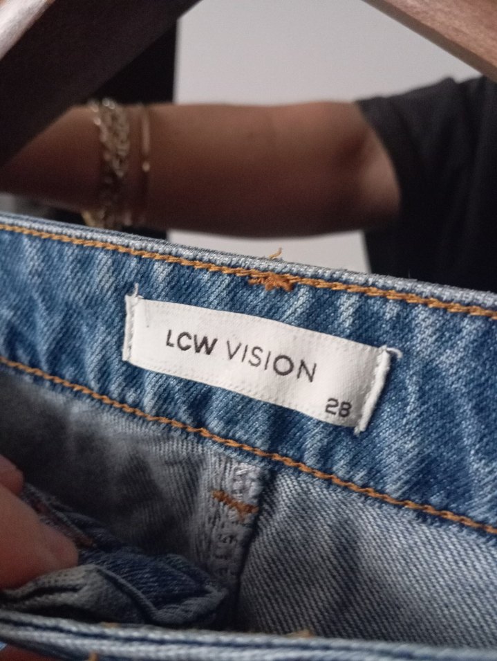 Gevşek Kesim Midi Kot Pantolon - Görsel 2