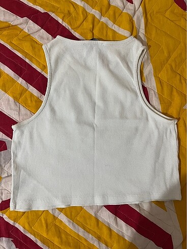 xs Beden kırık beyaz crop