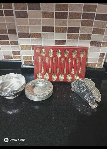 Beden Dalgıç gümüş set 