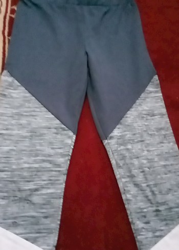LC Waikiki LCW Gri Renkli Uzun Kadın Spor Tayt 128 cm