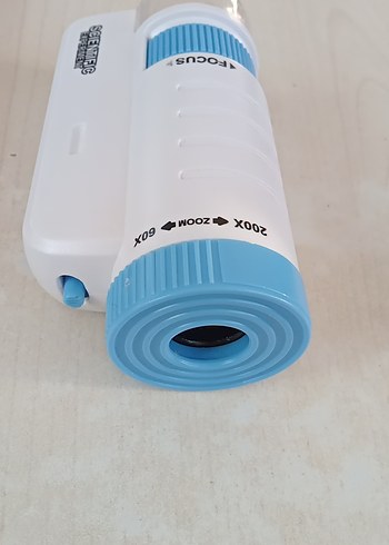 Braun Ayarlanabilir Odaklı Mini Mikroskop Pilli