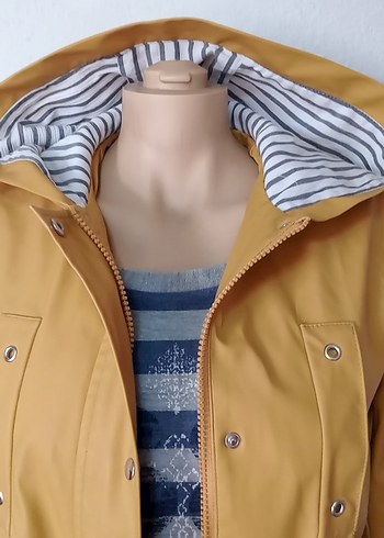 38 Beden sarı Renk ROBİN YAĞMURLUK MONT 38 BEDEN