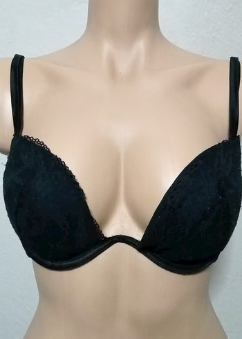 Siyah Gotik Midi Sütyen 80 B - Görsel 2