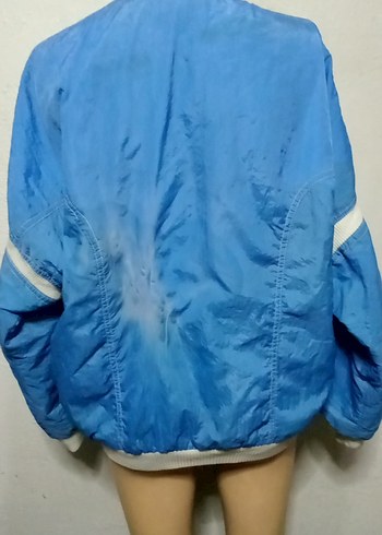 VİNTAGE BOMBER CEKET L XL BEDEN - Görsel 10