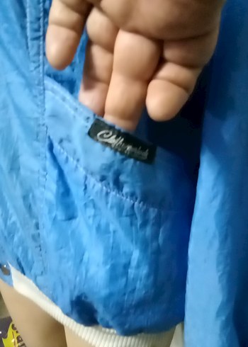 VİNTAGE BOMBER CEKET L XL BEDEN - Görsel 8