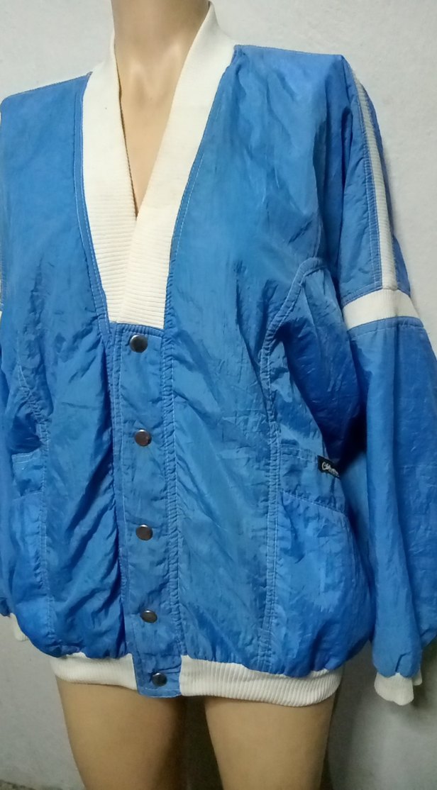 VİNTAGE BOMBER CEKET L XL BEDEN - Görsel 2