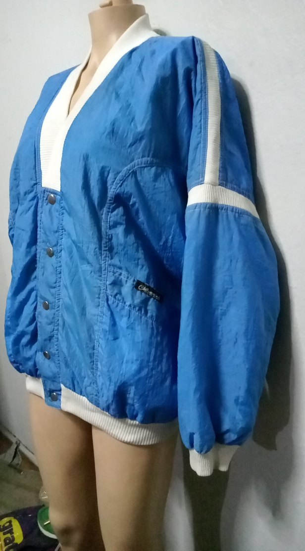 VİNTAGE BOMBER CEKET L XL BEDEN - Görsel 3