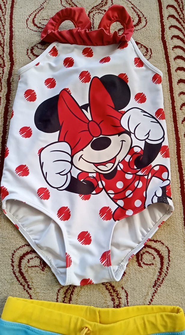 Çocuklar için renkli baskılı mayo ve şort 6 7 yaş - Görsel 2