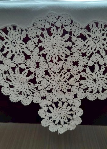 beyaz dantel örtü - Görsel 3