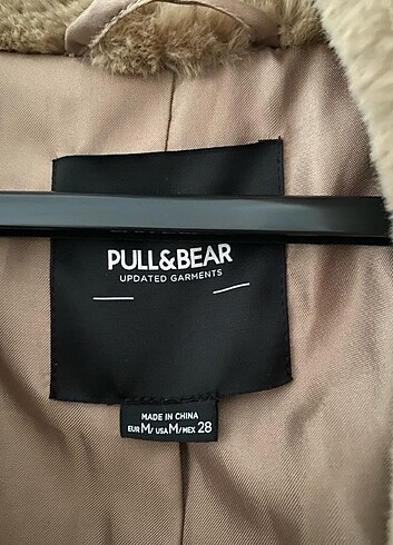 Pull and Bear Pull & Bear peluş kaban, teddy kaban