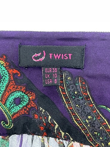 38 Beden çeşitli Renk Twist Bluz %70 İndirimli.