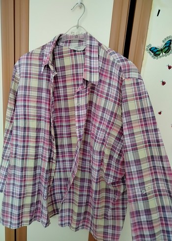 Çok Renkli Uzun Kollu Gömlek - Görsel 2