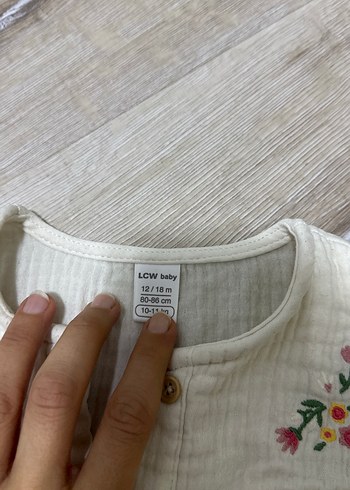 Nakışlı Kız Çocuk Keten Elbise - Görsel 2