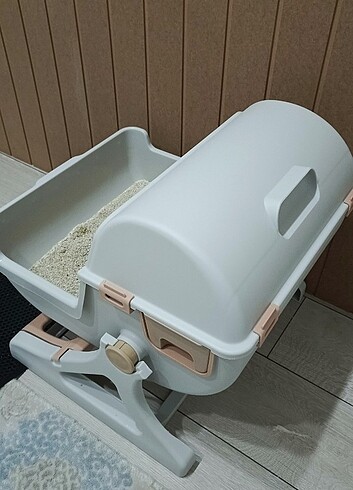Beden Renk Yarı otomatik kedi tuvaleti