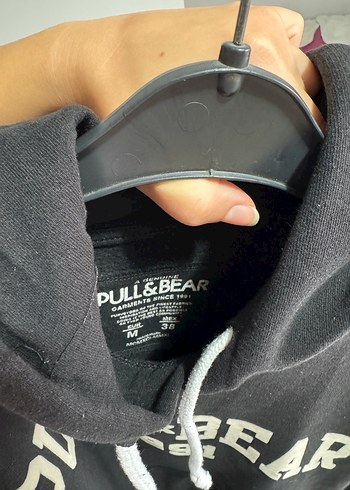 s Beden Siyah Kapüşonlu Sweatshirt