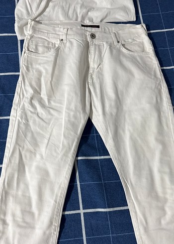 Diğer Beyaz Kadın Denim Pantolon, Regular Fit