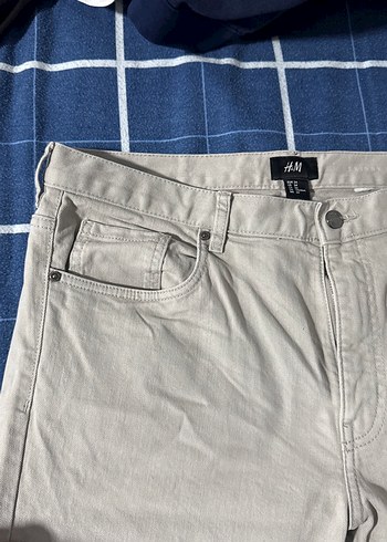 34 Beden Gri Denim Regular Fit Şort