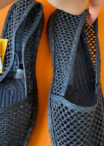 Siyah Velcro Espadril Ayakkabı - Görsel 6