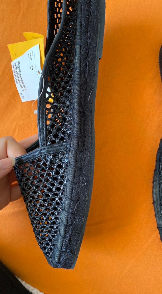 Siyah Velcro Espadril Ayakkabı - Görsel 3