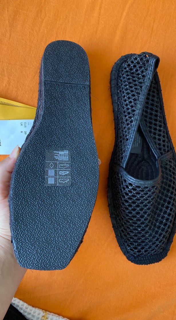 Siyah Velcro Espadril Ayakkabı - Görsel 4