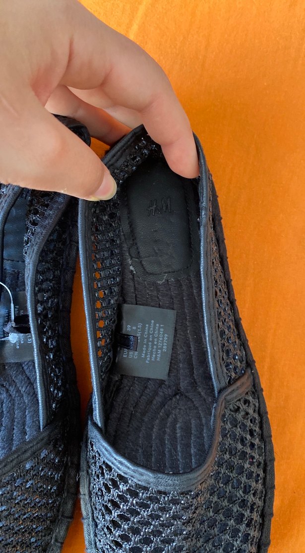 Siyah Velcro Espadril Ayakkabı - Görsel 5