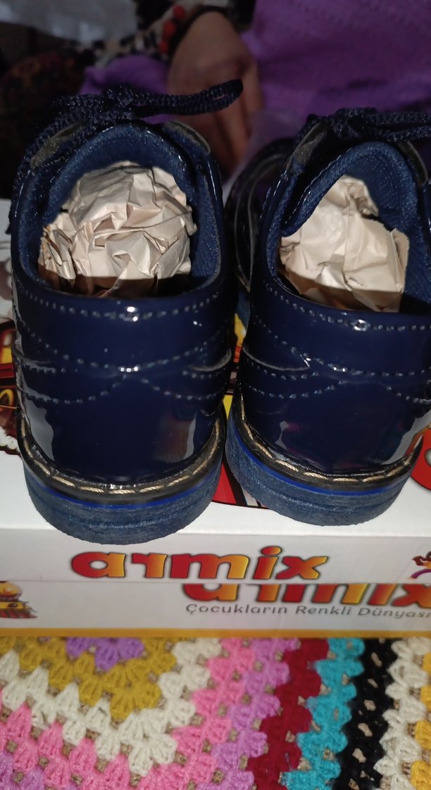 Mavi Rugan Bağcıklı Erkek Çocuk Ayakkabısı - Görsel 4