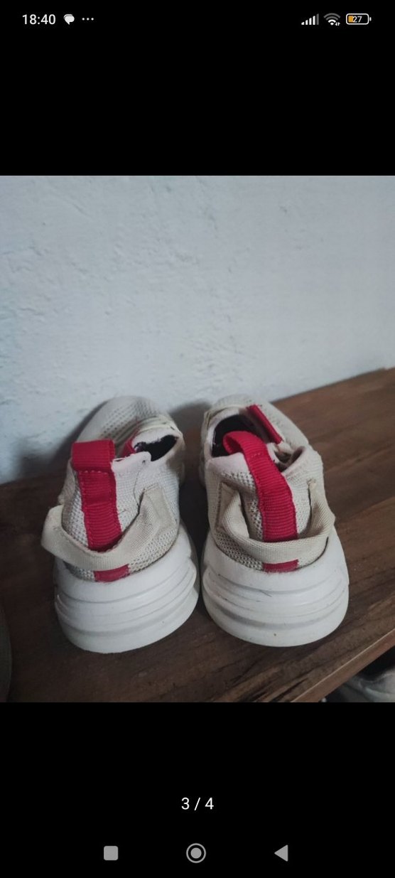 bej renkli yazlık kız çocuk spor ayakkabı - Görsel 3