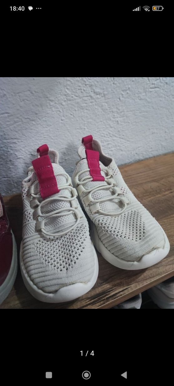 bej renkli yazlık kız çocuk spor ayakkabı - Görsel 2