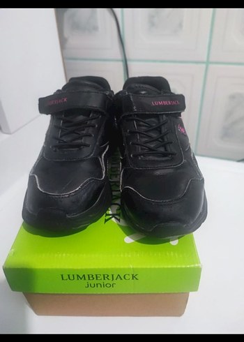 Lumberjack Siyah Mor kız çocuk Spor Ayakkabı - Görsel 4