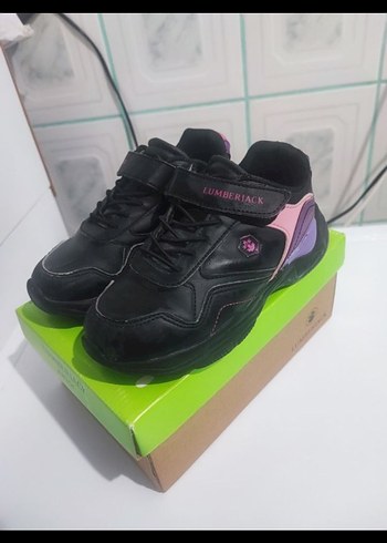 Lumberjack Siyah Mor kız çocuk Spor Ayakkabı - Görsel 5