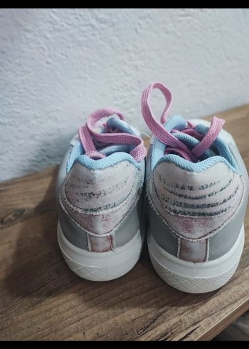 Kızlar çocuk beyaz spor ayakkabı - Görsel 2