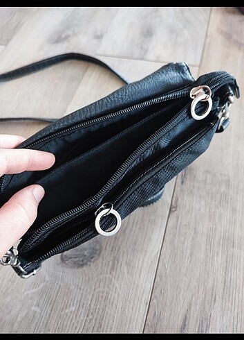 Küçük askılı kol çantası  - Görsel 4