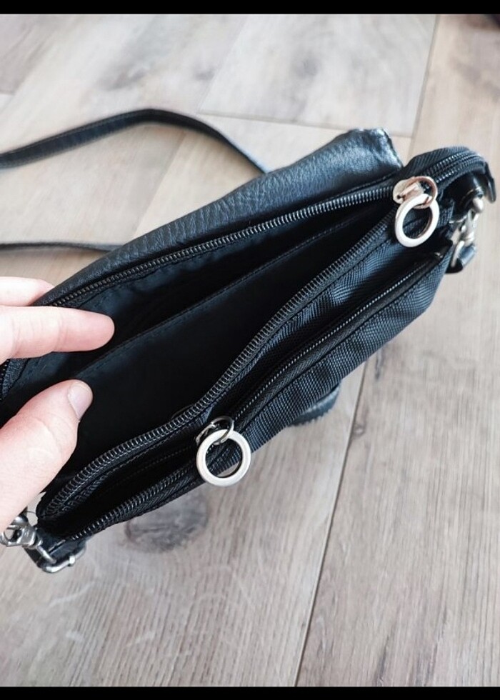 Küçük askılı kol çantası  - Görsel 4