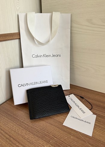 Calvin Klein Jeans Siyah Deri Erkek Cuzdan