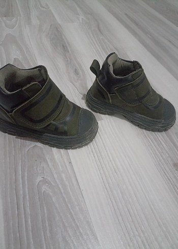 Kemerli Erkek Çocuk Asker Yeşili Kauçuk Bot - Görsel 2