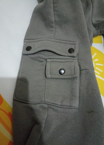 Gri Bağcıklı Erkek Çocuk Eşofman Altı - Görsel 4