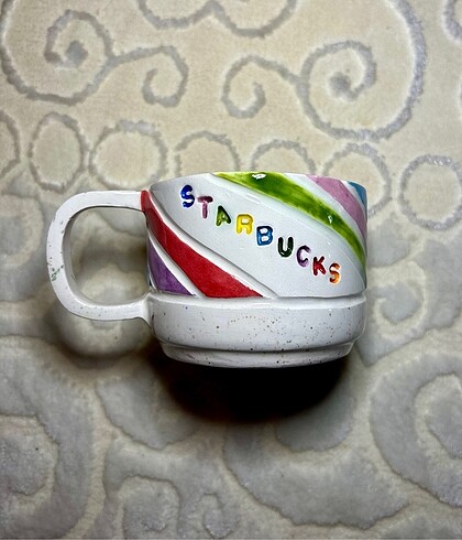Starbucks - El Yapımı Pinterest Seramik Kupa