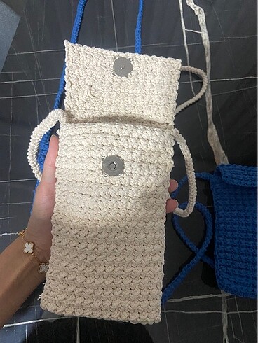 Beden Makrome Çanta Telefon Çantası