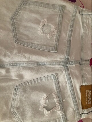 38 Beden beyaz Renk Pull and bear beyaz 38 beden jean