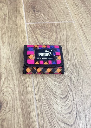 Renkli Desenli Puma Kadın Cüzdanı