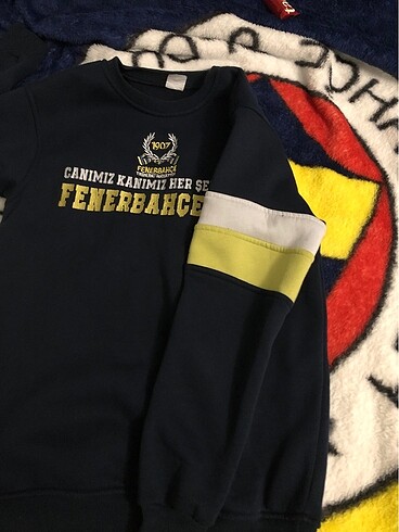 xs Beden lacivert Renk Fenerbahçe sweatshirt