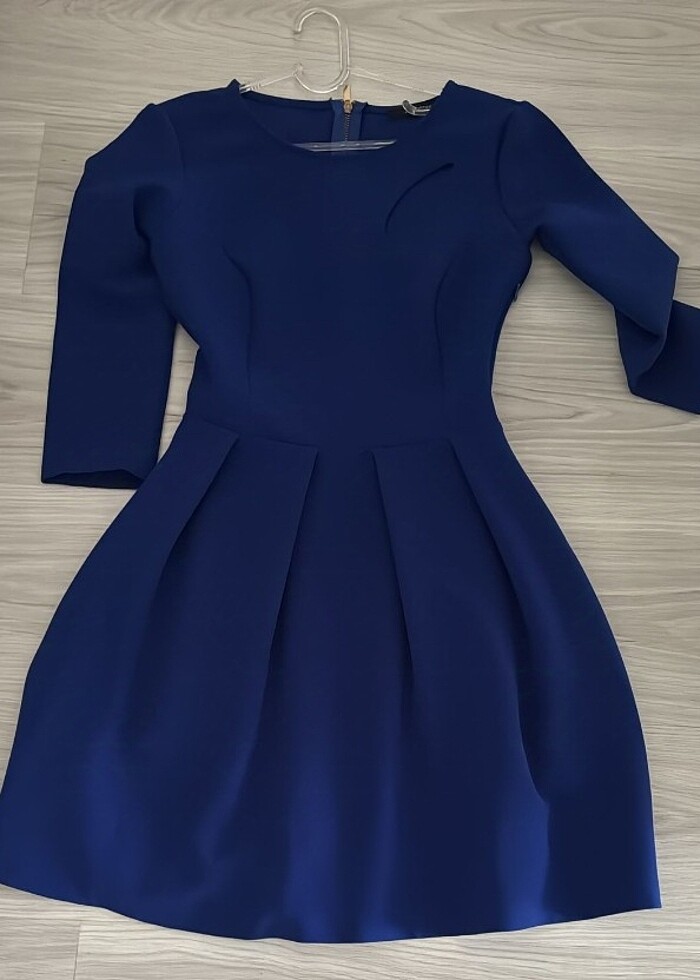 SAKS MAVİ ELBİSE - Görsel 2