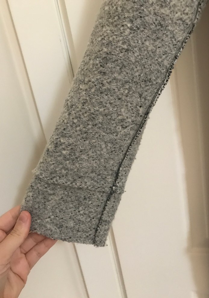 Gri Örgü Midi Kadın Triko Ceket - Görsel 5