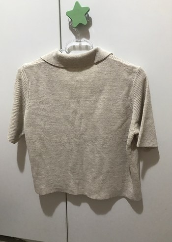 Kısa Kollu Düğmeli Keten Gömlek - Görsel 5